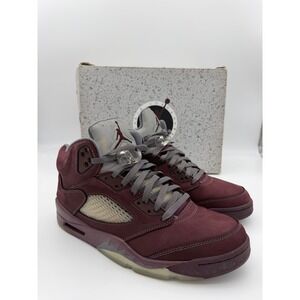 Air Jordan 5 Retro Burgundy 2023 Deep Burgundy Flint Grey DZ4131-600 Mens 10.5